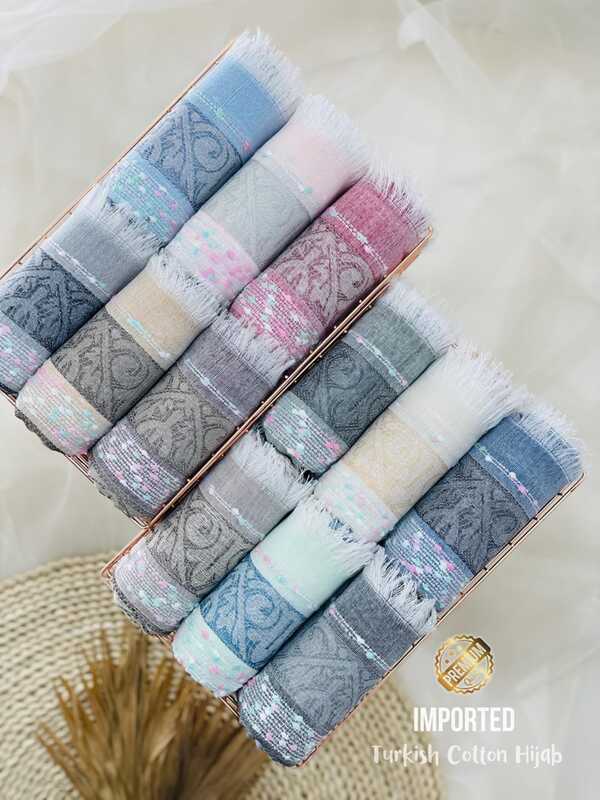 Imported Premium Turkish Cotton Hijabs