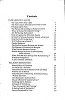 In Search Of Spiritual Values