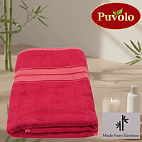 Bamboo Maroon Bath Towel