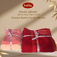 Bamboo Maroon Bath Towel