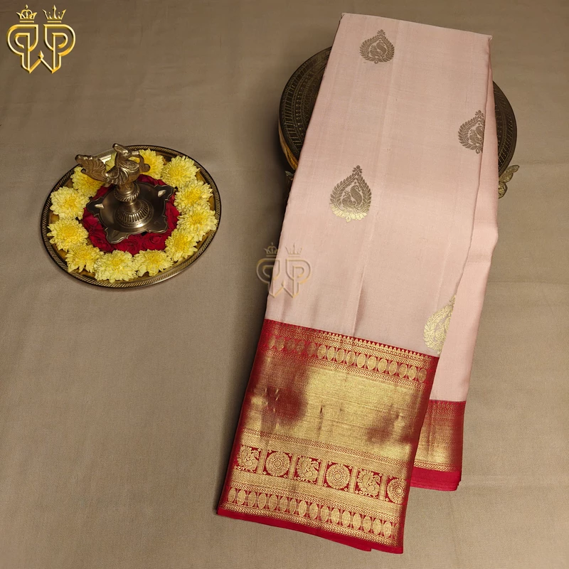 Korvai Kanchi onion Pink
