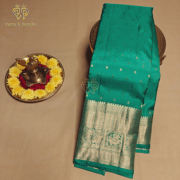 Pastal Kanchi Seagreen