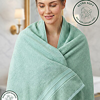 Bamboo Bath Towel Frosted Lime