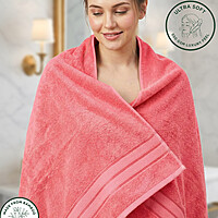 Bamboo Bath Towel Pink