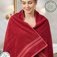 Bamboo Bath Towel Maroon