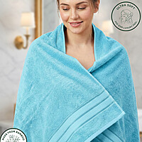 Bamboo Bath Towel Blue