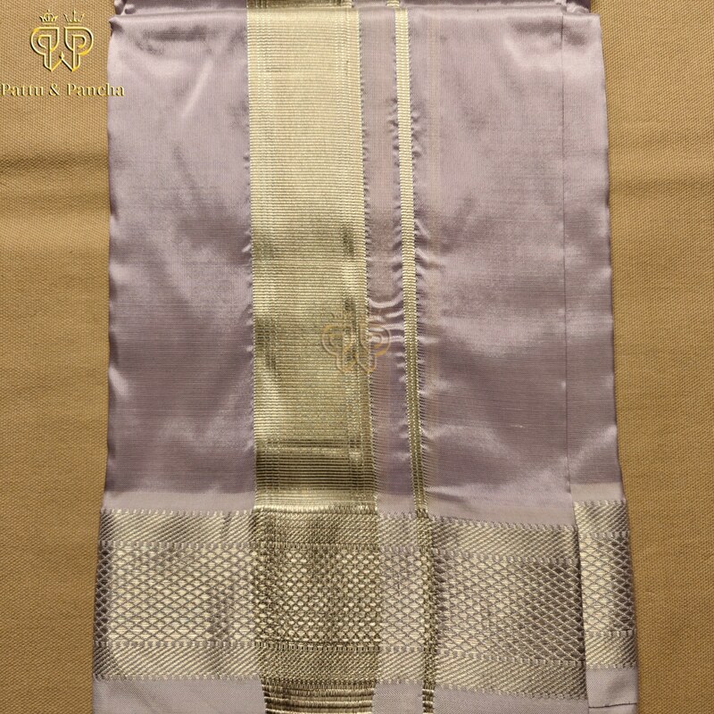 Pure Mix Lavender Silver Zari