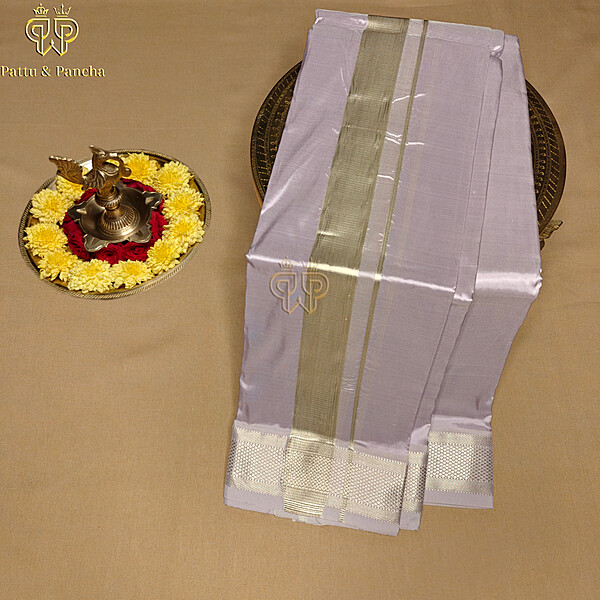 Pure Mix Lavender Silver Zari