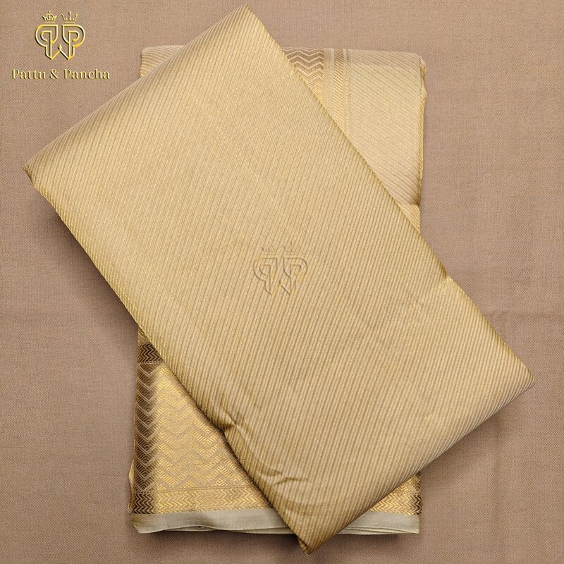 Pure Silk Dhoti Brocade Tissue