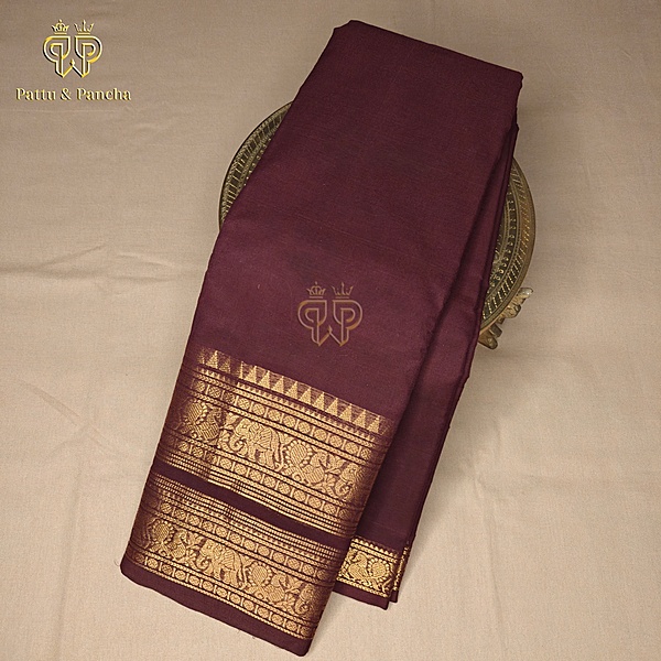 Kanchi cotton Coffee Brown