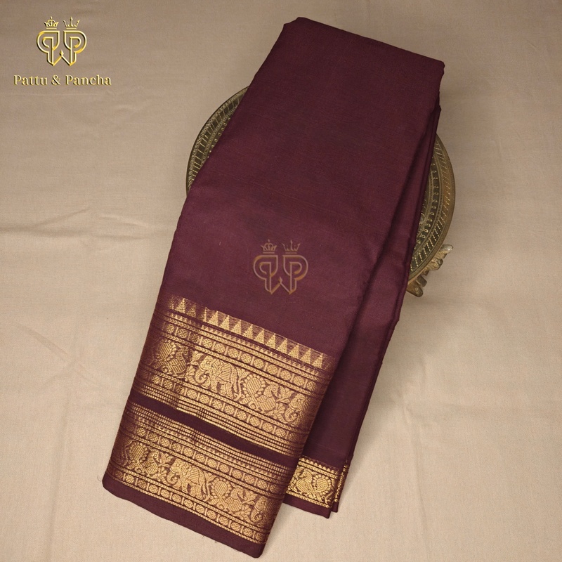 Kanchi cotton Coffee Brown