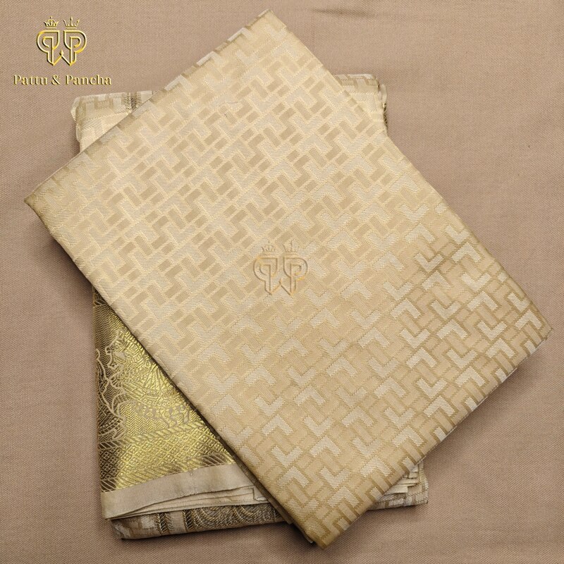 Pure Mix Silk Brocade Dhoti