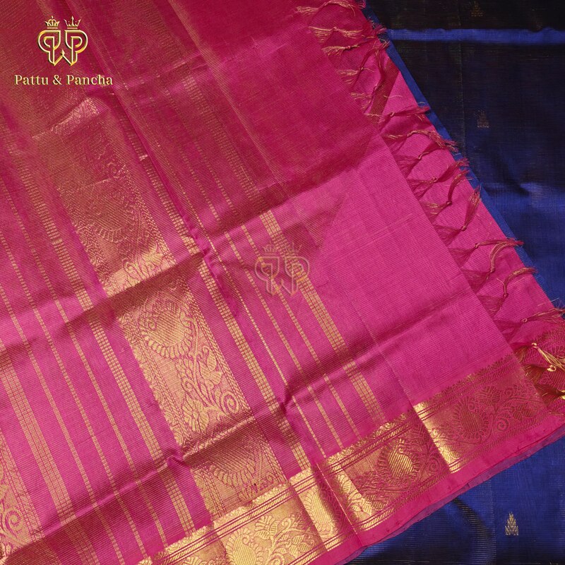 Silk cotton Violet Pink Vairaoosi