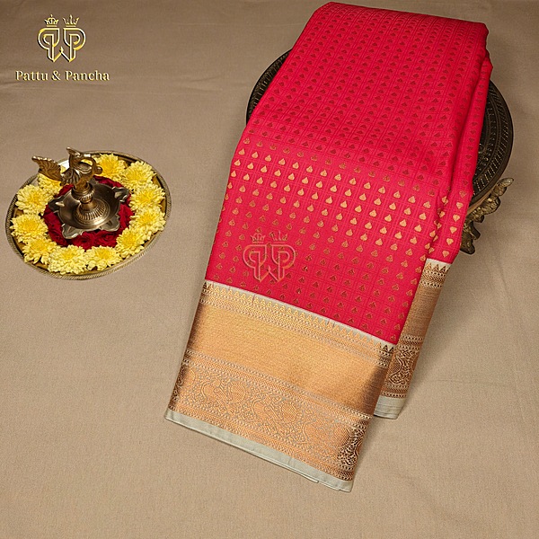 Red Thousand Butta Half White - Semi