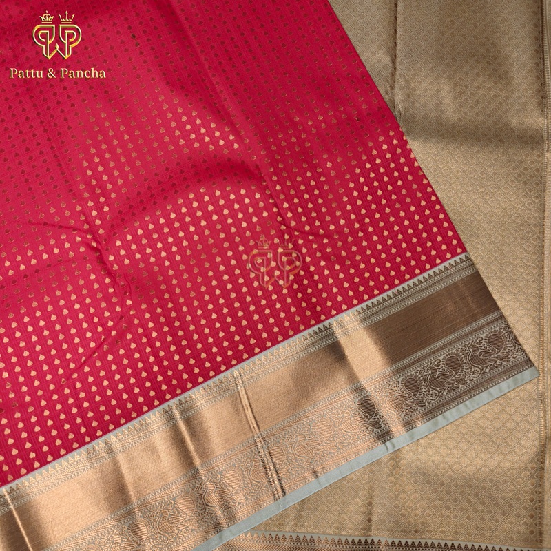 Red Thousand Butta Half White - Semi