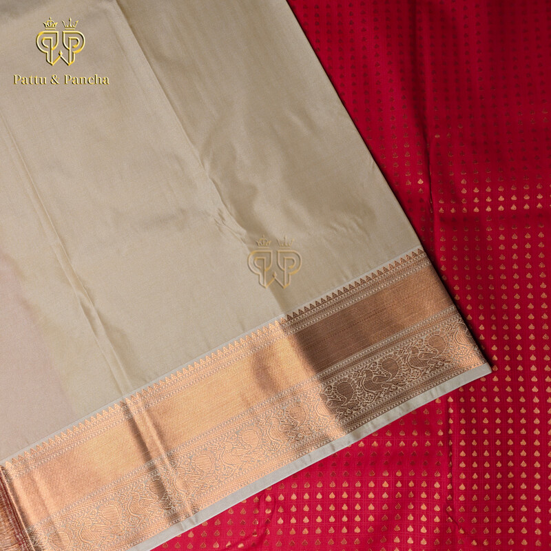 Red Thousand Butta Half White - Semi