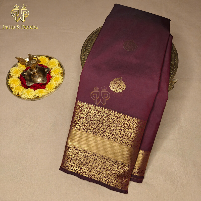 Maroon checks Pink - Semi