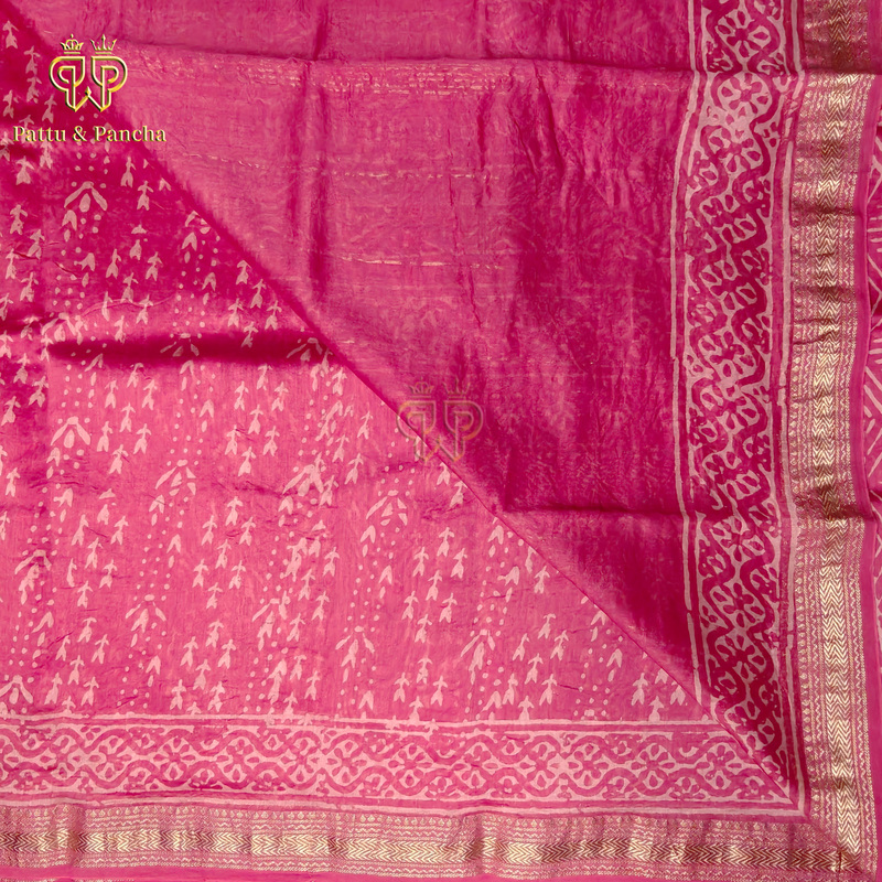 Maheswari Cotton Rani Pink 1