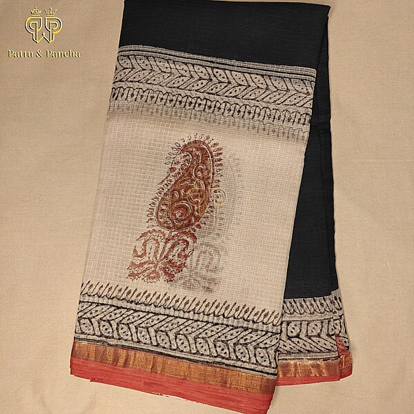 Kota Cotton Black Beige 1