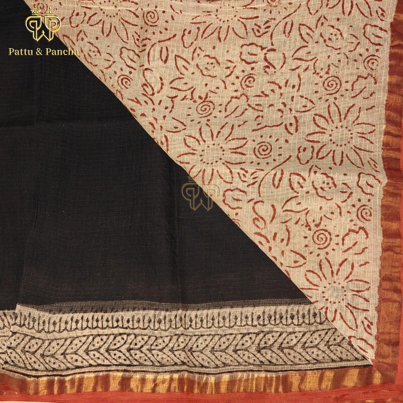 Kota Cotton Black Beige 1