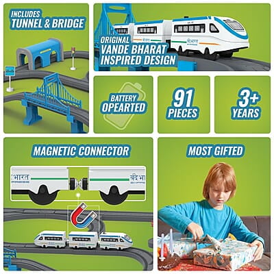 India City Trainset - 91 Pcs
