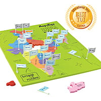 India Map with Flash Cards