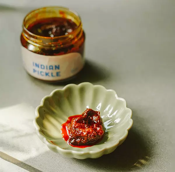 Indian Mushroom Pickle