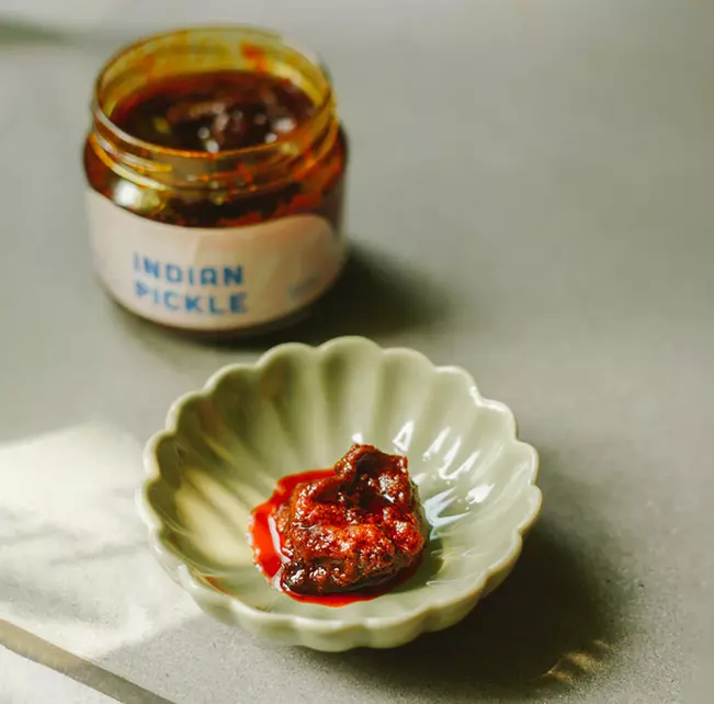 Indian Mushroom Pickle