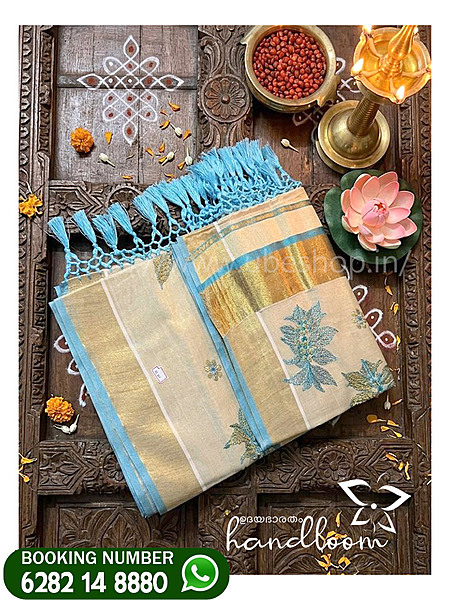 Indian-traditional-hand-embroidery-sare-