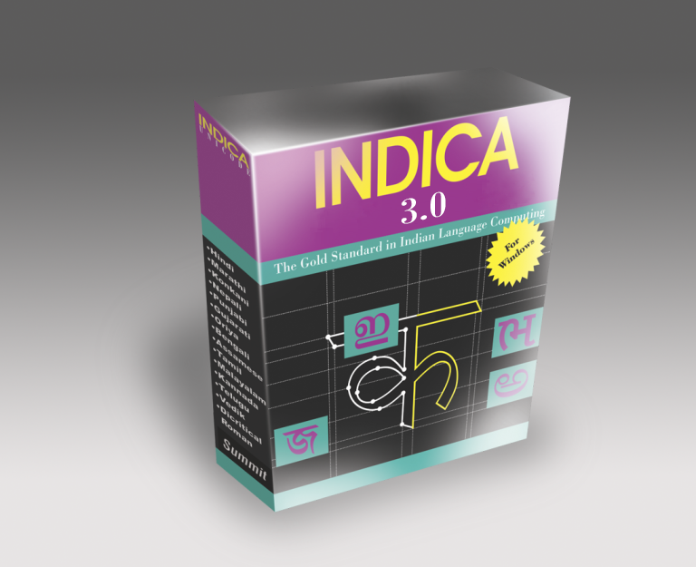 Summit Indica UNICODE Premium Win (Hindi-30 Fonts - Chanakya) CD + USB lock