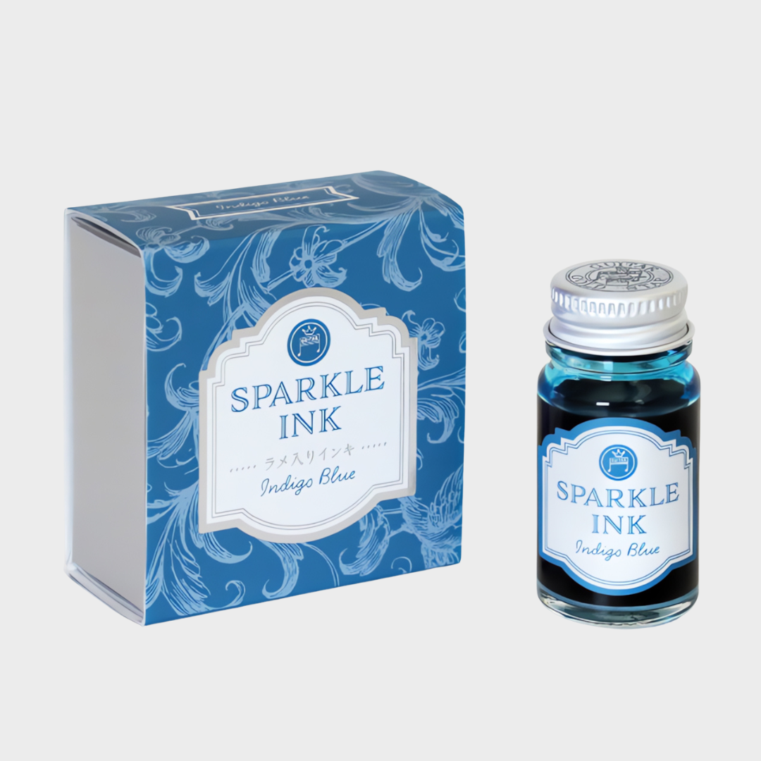 Teranishi Chemical | Ink | 12ml | Guitar | Sparkle | For Fountain Pen | Indigo Blue