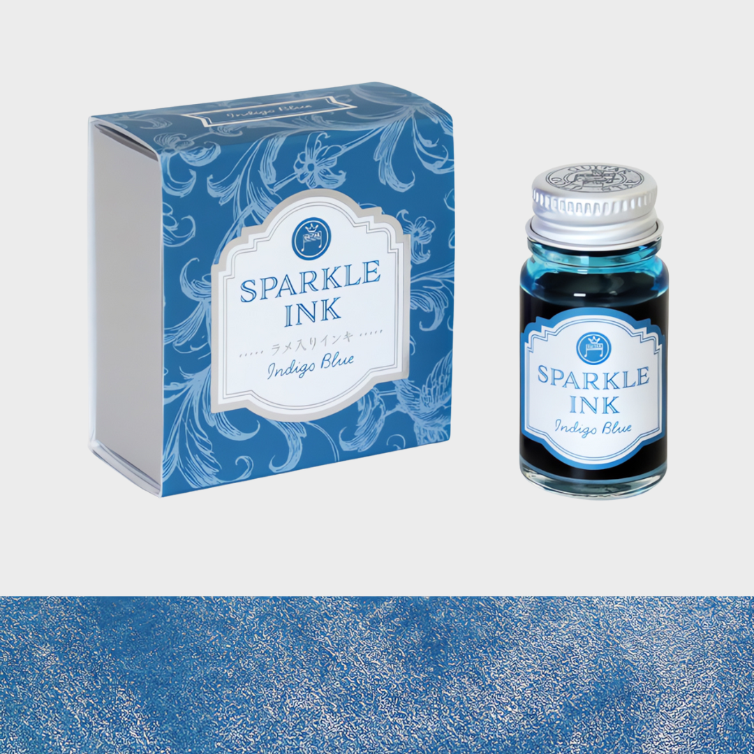 Teranishi Chemical | Ink | 12ml | Guitar | Sparkle | For Fountain Pen | Indigo Blue