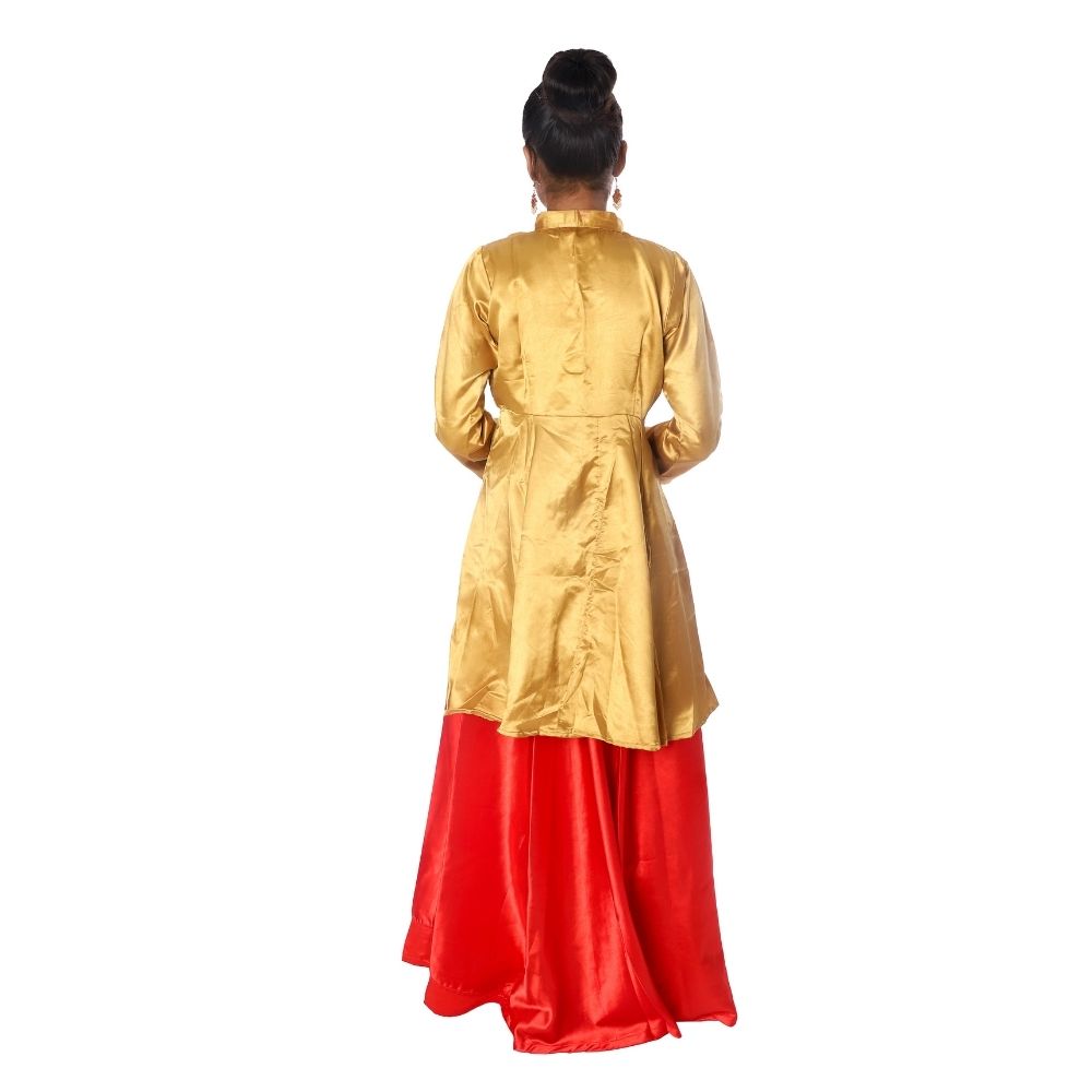 Indo Western Dance Dress For Girls