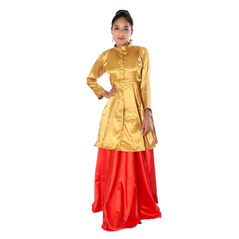 Indo Western Dance Dress For Girls