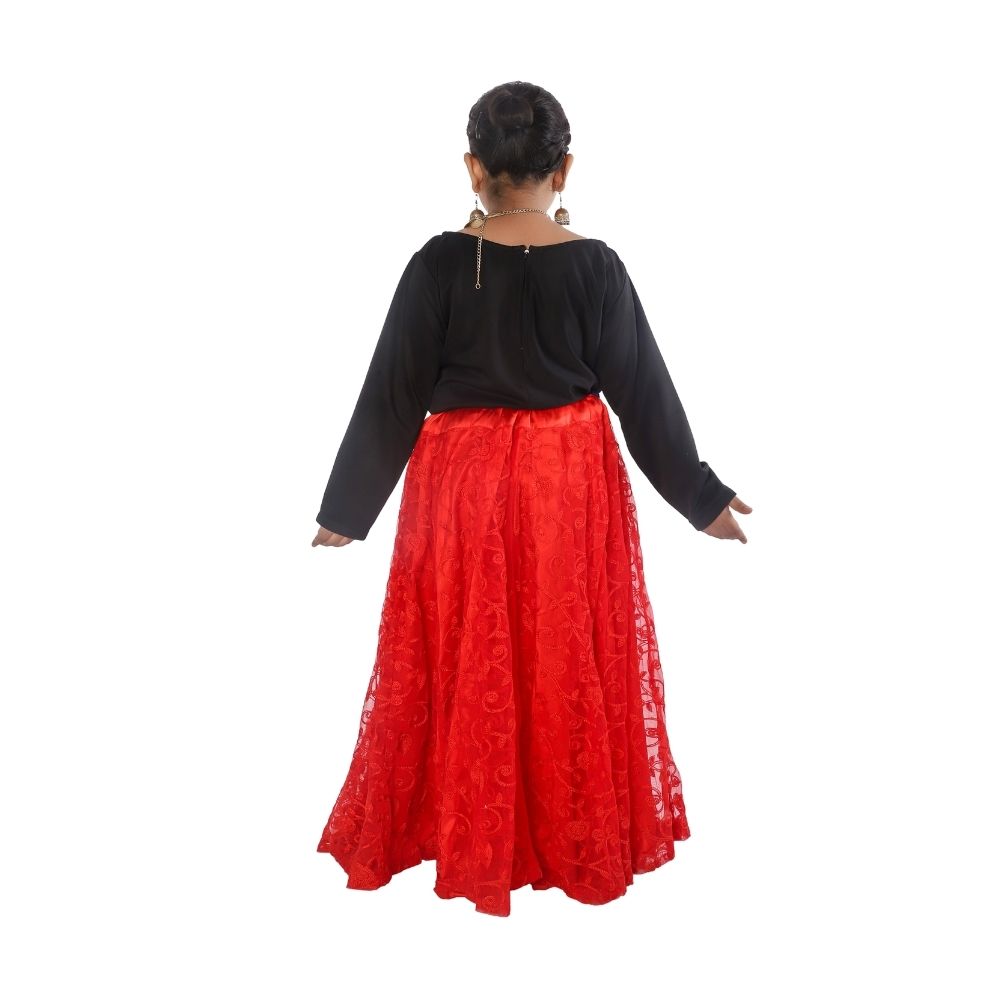 Indo Western Dance Fancy Dress Costume For Girls