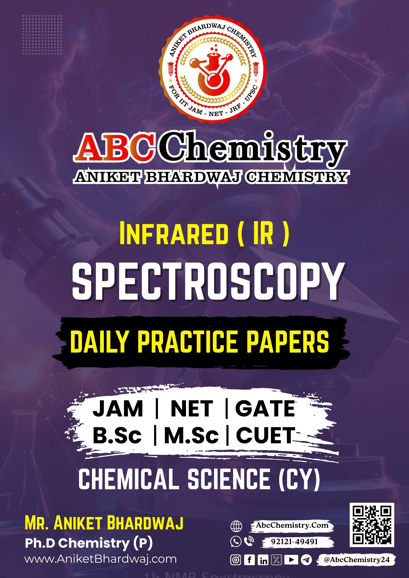Infrared ( IR ) SpectroScopy Study Material Infrared ( IR ) SpectroScopy Study Material