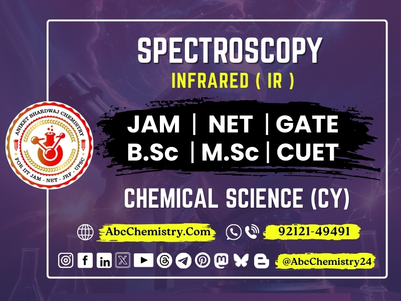 Infrared ( IR ) SpectroScopy Study Material Infrared ( IR ) SpectroScopy Study Material