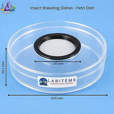 Insect Breeding Dishes - Petri Dish (Dia-100mm)