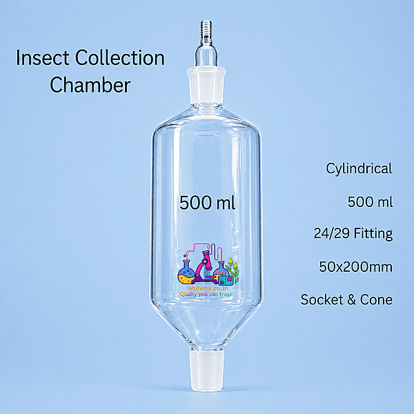 Insect Collection Chamber – Cylindrical, 500 ml