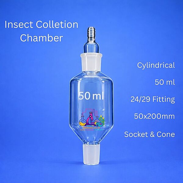 Insect Collection Chamber Cylindrical 50ml with B24