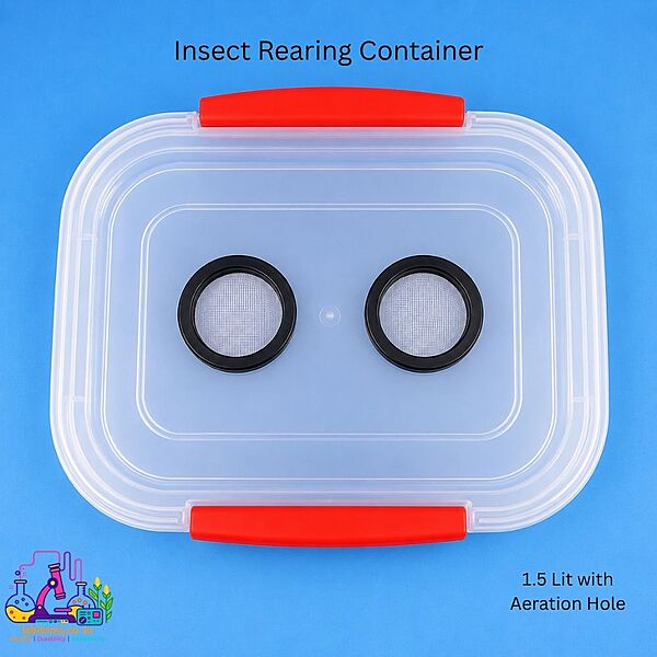 Insect Rearing Container 1.5 Lit with Aeration Hole