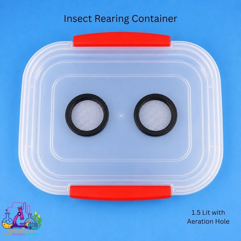 Insect Rearing Container 1.5 Lit with Aeration Hole