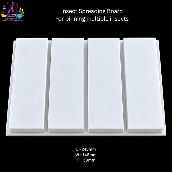 Insect Spreading Board for pinning multiple insects