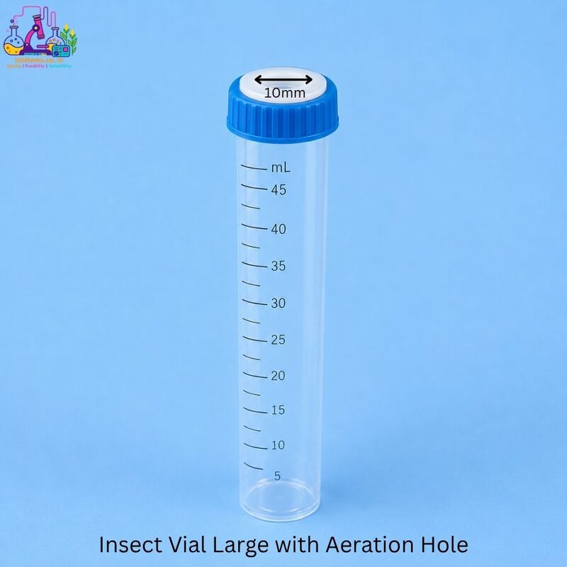 Insect Vial Large with Aeration Hole Pack of 10