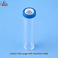 Insect Vial Large with Aeration Hole Pack of 10