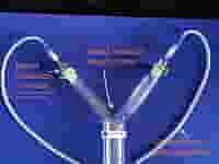 Y-tube insect olfactometer with metal mesh for Ticks and Mites