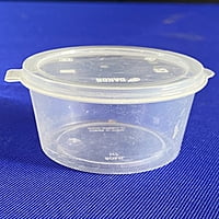 Disposable plastic cups with lids pack of 10