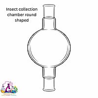 Insect collection chamber round shaped