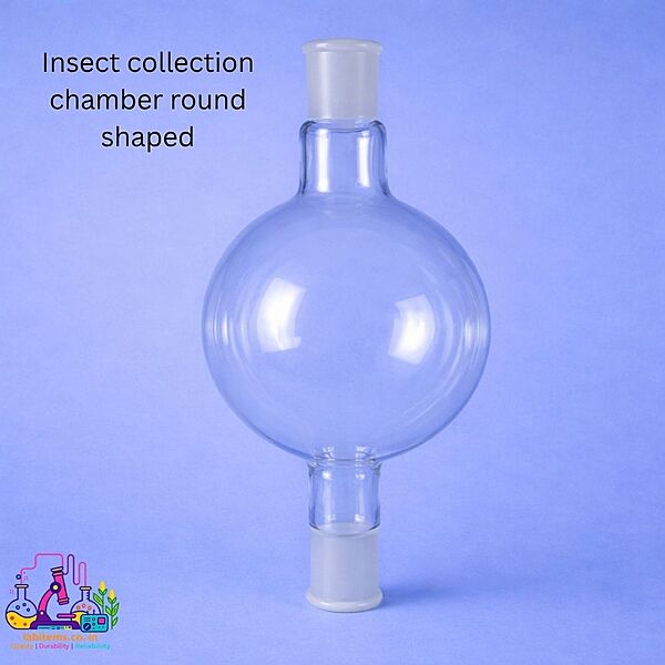 Insect collection chamber round shaped