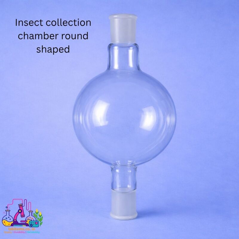 Insect collection chamber round shaped
